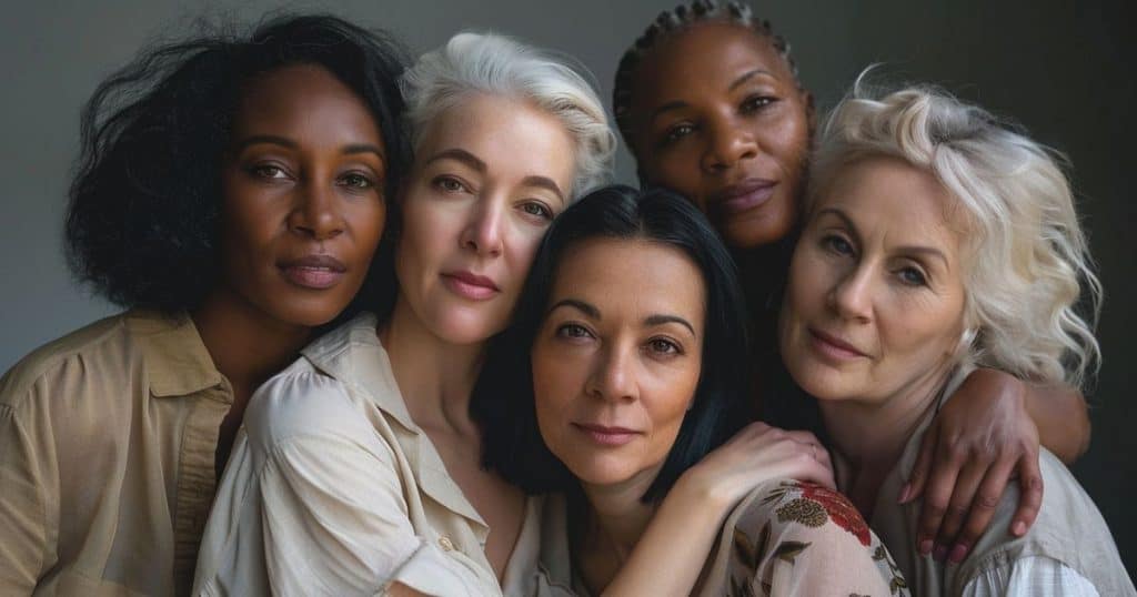 a picture of different mothers from different background symbolizing how common narcissistic mothers can exist.