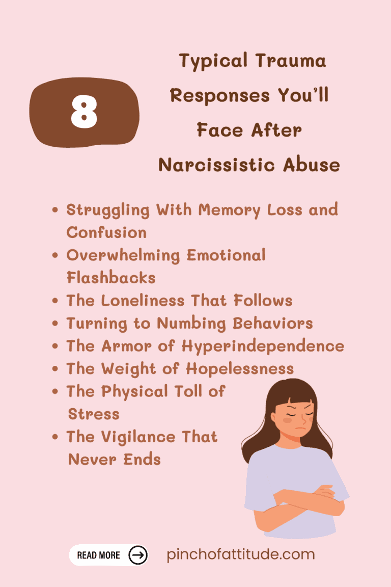 8 Typical Trauma Responses You'll Face After Narcissistic Abuse