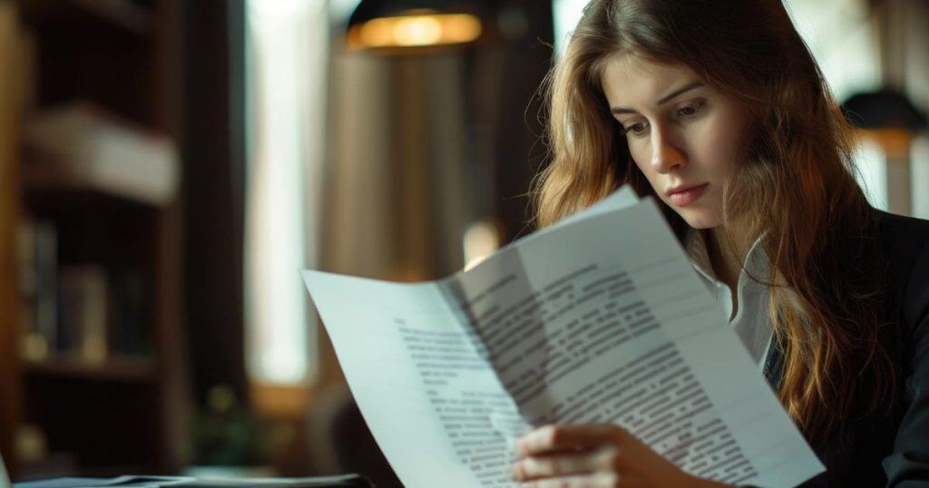 a woman reading reasearching people about narcissistic personality disorder (NPD) as she is trying to understand her dysfunctional family dynamic.
