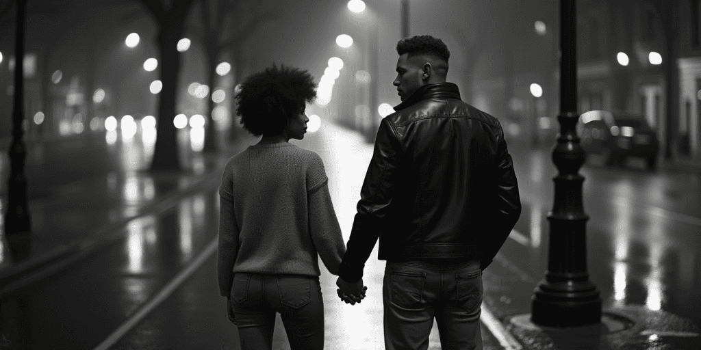 A smiling man holds his partner’s hand like nothing’s wrong, while she starts realizing loyalty has been mistaken for love for far too long.