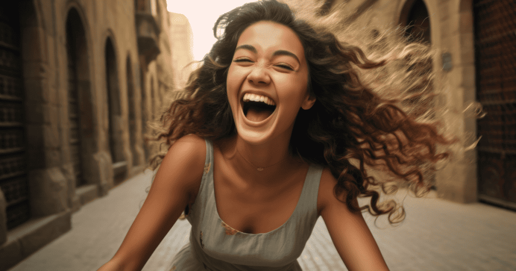 A person grins widely while wearing a bright yellow costume resembling a sun, symbolizing the humor and lightness in disarming a narcissist with a playful nickname.